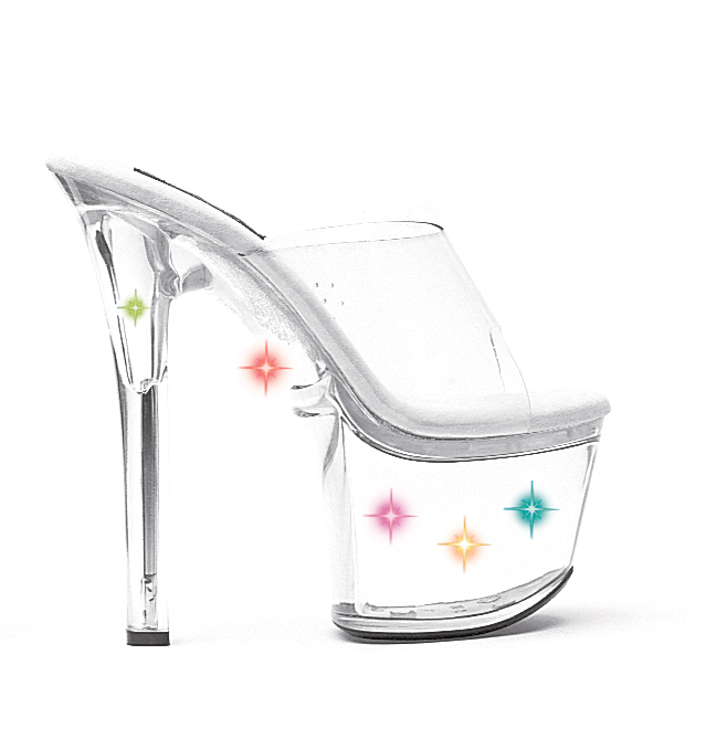 Vanity - 7 Inch Multi-Color Light Up Mule